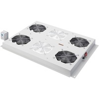 Digitus Ventilateur de toit pour armoire de serveur unique, Module de ventilation Gris, 4 ventilateurs