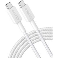 Anker 322 USB-C Braided, Câble Blanc, USB-C, USB 2.0, 60 W, 0,9 m