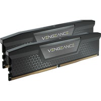 Corsair 128 Go DDR5-6000 (2x 64 Go) Kit, Mémoire vive Noir, CMK128GX5M2D6000C40, Vengeance, XMP