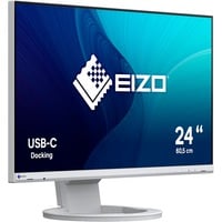 EIZO EV2480-WT 24" Moniteur Blanc, HDMI, DisplayPort, 4x USB-A, USB-C
