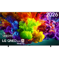 LG QNED evo AI 115" Ultra HD QNED TV Noir, 4x HDMI, 2x USB, Optique, Bluetooth, LAN, WLAN, CI+, HDR10, Dolby Vision