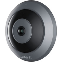 Reolink Caméra fisheye panoramique 360° 6 MP pour l'intérieur, Caméra de surveillance Gris, 4K, Wi-Fi, PoE