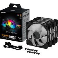 ASUS TUF Gaming TR120 ARGB, Ventilateur de boîtier Noir/transparent, 3 pièces