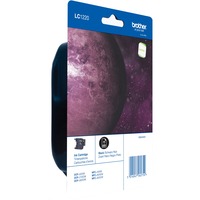 Brother Encre noire LC1220BK Noir, Vente au détail