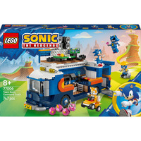LEGO Le camion de contrôle de l’équipe Sonic, Jouets de construction