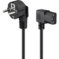goobay Câble d'alimentation Prise Euro > C13 Noir, 5 mètres