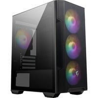 MSI MAG FORGE M100R boîtier midi tower Noir | 3x USB-A | Window