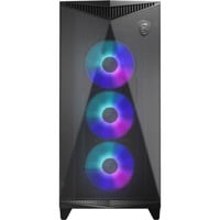 MSI MPG GUNGNIR 300R AIRFLOW boîtier midi tower Noir | 2x USB-A | 1x USB-C | Window