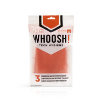 Whoosh! XL Tech Cleaning, Lingettes nettoyantes Blanc/Orange, 3 pièces, 35,6 x 35,6 cm