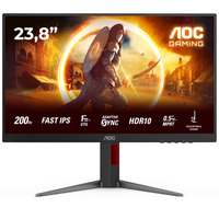 AOC  23.8" Moniteur gaming  Noir/Rouge