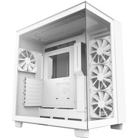 NZXT H9 Flow boîtier midi tower Blanc | 2x USB-A | 1x USB-C | Verre Trempé