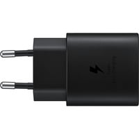Samsung 25W Fast Charger USB-C, Chargeur Noir, sans câble