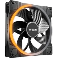 be quiet! Light Wings PWM Reverse ventilateur de boîtier RGB  Noir, 140 x 140 x 25 mm, Ventilateur, 14 cm, 1300 tr/min, 87,3 m³/h, Noir