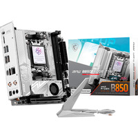 MSI MPG B850I EDGE TI WIFI carte mère socket AM5 RAID, 5Gb-LAN, Wi-Fi 7, BT, Sound, ATX