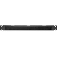 Digitus Brosse à câbles pour armoires de 483 mm (19"), Guide-câble Noir