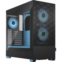 Fractal Design Pop Air RGB boîtier midi tower Noir/Bleu clair | 2x USB-A | RGB | Verre Trempé