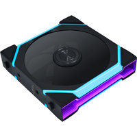 Lian Li UNI FAN SL FLEX 120 Reverse ventilateur de boîtier RGB  Noir, 120 x 124.5 x 28 mm, PWM