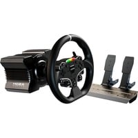 MOZA R5 + ES + SRP bundle, Volant Noir, Base, volant et pédales