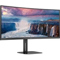 AOC CU34V5C/BK 34" Moniteur UltraWide incurvé Noir, 1x DisplayPort, 1x HDMI, 1x USB-C, 4x USB-A