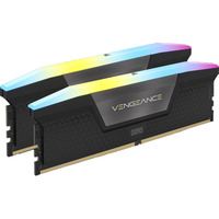 Corsair Kit 32 Go DDR5-6000 (2x 16 Go), Mémoire vive Noir, CMH32GX5M2B6000Z38, Vengeance RGB, EXPO, XMP
