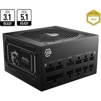 MSI MAG A750GL PCIE5 II, 750W alimentation Noir, 3x PCIe, 1x 12VHPWR, Gestion des câbles