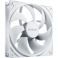 be quiet! Pure Wings 3 PWM ventilateur de boîtier Blanc, 140 x 140 x 25 mm, Ventilateur, 14 cm, 1200 tr/min, 97,5 m³/h, Blanc