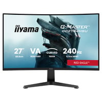 iiyama G-Master Red Eagle GC2784HSU-B1 27" Moniteur gaming incurvé Noir, 1x DisplayPort, 2x HDMI, 2x USB-A, 240 Hz