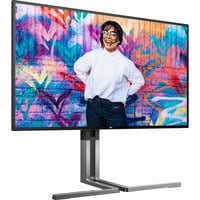 AOC U27U3CV 27" 4K Ultra HD Moniteur Noir/argent, 1x DisplayPort, 2x HDMI, 2x USB-C, 4x USB-A, 1x RJ-45