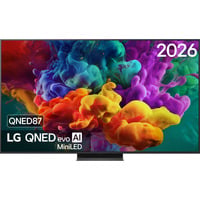 LG QNED87 evo AI 65" Ultra HD QNED TV Noir, 4x HDMI, 2x USB, Optique, Bluetooth, LAN, WLAN, CI+, HDR10, Dolby Vision