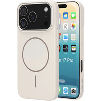 Mobiparts iPhone 17 Pro - Slim Line MagSafe Case, Housse smartphone Blanc