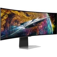 Samsung Odyssey OLED G9 G95SC 49" Moniteur UltraWide gaming incurvé Argent, 1x DisplayPort, 1x HDMI, 1x Micro HDMI, 3x USB-A, 240 Hz, Wi-Fi, BT