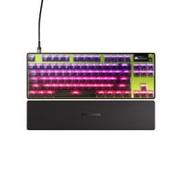SteelSeries Apex Pro TKL Gen 3 (Cyber) RGB clavier gaming mécanique Néon jaune, Layout US (QWERTY), SteelSeries OmniPoint 3.0, 80% (TKL)