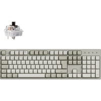 Keychron C2 Pro 8K-H3, clavier Beige, Layout BE, Keychron Super Brown