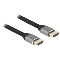 DeLOCK High Speed HDMI, Câble Gris, 2 mètres, 8K 60Hz, 48 Gbps