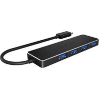 ICY BOX IB-HUB1410-C3, Hub USB Noir