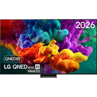LG QNED87 evo AI 100" Ultra HD QNED TV Noir, 4x HDMI, 2x USB, Optique, Bluetooth, LAN, WLAN, CI+, HDR10, Dolby Vision