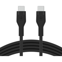 Belkin BOOSTCHARGE Flex USB-A avec Lightning, Câble Noir, 3 mètres