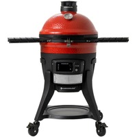 Kamado Joe  barbecue au charbon de bois Rouge/Noir