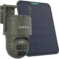 Reolink Trackmix G770-C + Solar, Caméra de surveillance Camouflage, 4G LTE, 4K 8 MP, 360°, 6x zoom hybride