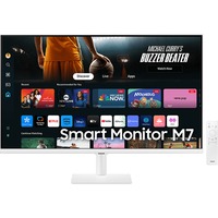 SAMSUNG Smart Monitor M7 M70D LS32DM703UUXEN 32" 4K UHD Blanc, 2x HDMI, USB-C, WiFi, BT, Sound