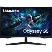 Samsung Odyssey G5 G55C 32" Moniteur gaming incurvé  Noir, 1x HDMI, 1x DisplayPort, 165 Hz