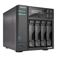 Asustor Asustor Lockerstor 4 AS6704T V2  2GE/4x3, NAS Noir