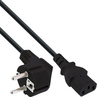 InLine Prise européenne > C13, Câble Noir