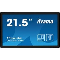 iiyama ProLite OTF2216MC-B1 22" Moniteur tactile Noir, 1x DisplayPort, 1x HDMI, 1x VGA, 1x RJ-45