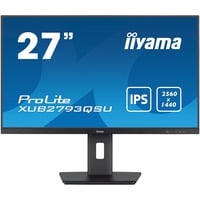 iiyama ProLite XUB2793QSU-B7 27" Moniteur  Noir, 100Hz, HDMI, DisplayPort, USB, Audio, AMD FreeSync