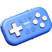 8BitDo Micro Bluetooth, Manette de jeu Bleu, Nintendo Switch, Android, Raspberry Pi