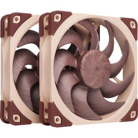 Noctua NF-A12x25 G2 PWM Sx2-PP, Ventilateur de boîtier 2 pièces, 4 broches PWM
