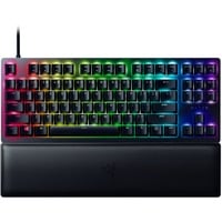 Razer Huntsman V2 TKL RGB clavier gaming mécanique Noir, Layout FR (AZERTY), Razer Clicky Optical (Purple), 80% (TKL), Double-shot PBT