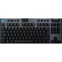 Logitech G915 X LIGHTSPEED TKL RGB clavier gaming mécanique Noir, Layout FR (AZERTY), GL Tactile, 80% (TKL), LIGHTSPEED