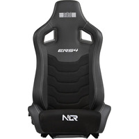 Next Level Racing ERS4 Elite Reclining Seat - PU leder & suède edition, Siège gaming Noir